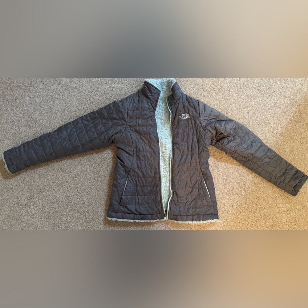 The North Face Charcoal Quilted Jacket